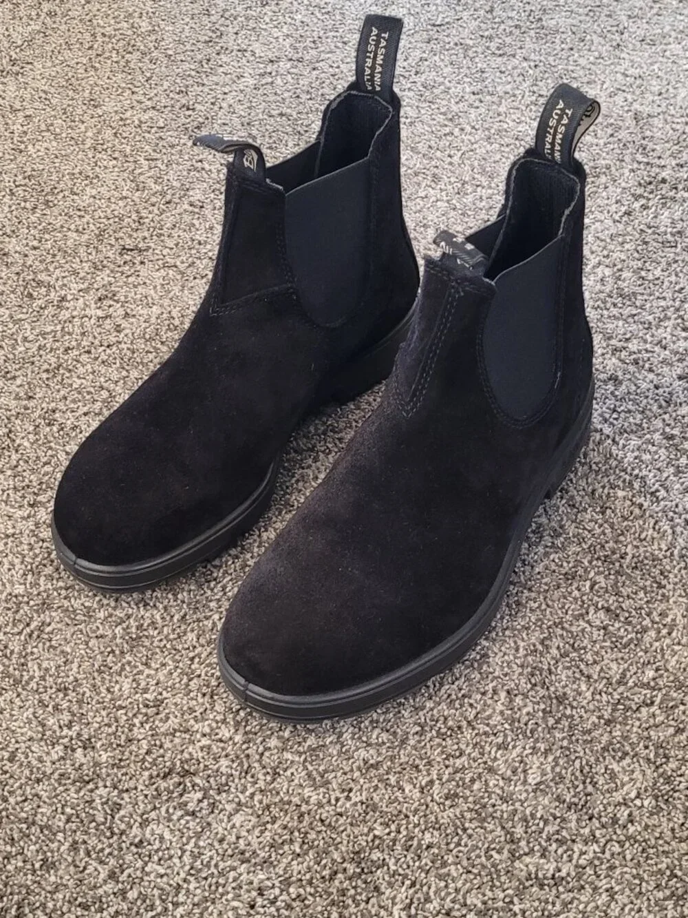 Blundstone Black Suede Boots